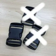 【NIFCO】プラスチックブラックバックル　１つのみ　TDSR-38