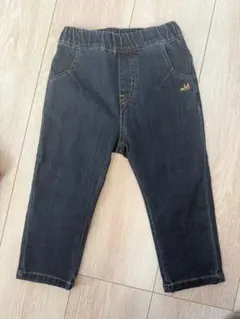 moimoln ダークデニムパンツ 100cm