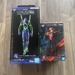 【未開封】一番くじ　エヴァンゲリオン初号機 & アスカ フィギュアセット
