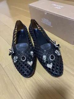 美品》JIMMY CHOO THE JELLY バレリーナ フラット 38 - メルカリ