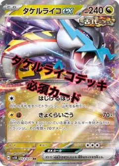 2026年最新】タケルライコex デッキの人気アイテム - メルカリ