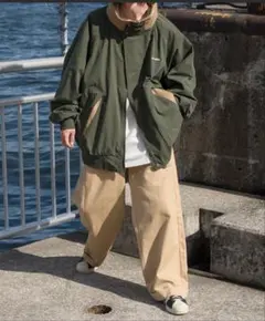 Perushuスプリングオーバースタンドブルゾン