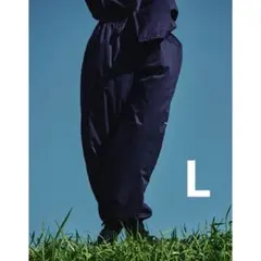 ファミマ×長谷川昭雄（A.H）　ルーズパンツ　ネイビー　L