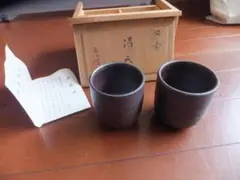 備前焼　緋襷　銘々皿　5客セット　共箱付き　石野充信作 備前焼 緋襷 銘々皿 5客セット 共箱付き 石野充信作