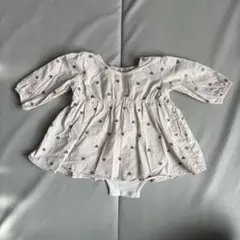 petit main ハート柄 ロンパース 80cm