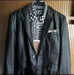 ⭐新品タグ付❗【VINTAGE EL】定価5390円ブロッキング幾何学模様メンズ