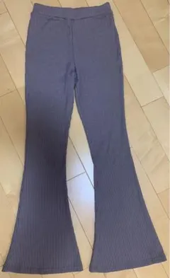 GRL リブニット フレアパンツ