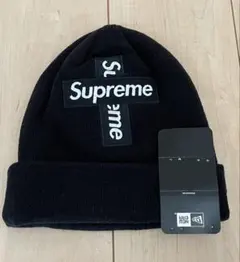 シュプリーム NEW ERA Cross Box Logo Beanie