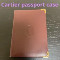 Cartier パスポートケース ダークブラウン - メルカリ