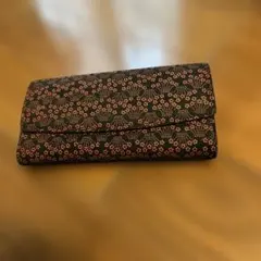 印傳屋 レディース メガネケース ハードタイプ チロリアンテープ柄 黒