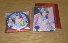 にじさんじ ミランケストレル ホログラム缶バッチカードセット