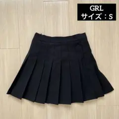 \週末限定値下げ・美品/GRL インパン裏地付き プリーツミニスカート