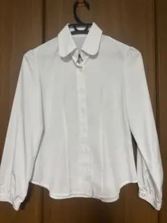 長袖ブラウス150 白