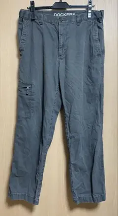 dockers w32 l30 カーゴ　キャンバス　グレー