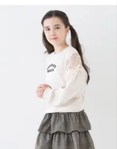 coca 肩あきチュールスウェット　120のサムネイル