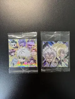 ハンターハンター ウエハース ゾルディック家[ZR]、シルバ＆ゼノ[SR]