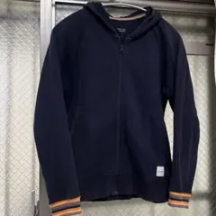 【着画アリ】短丈 Paul Smith ジップパーカー ジップアップ