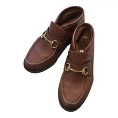 GUCCI ホースビットチャッカブーツ　ブラウン　サイズB 6