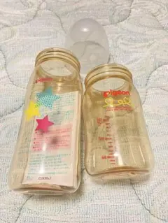 【美品】ピジョン 母乳実感 哺乳瓶 240ml 160ml 2本セット