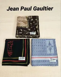 【新品】Jean Paul Gaultier☆ハンカチ☆3枚セット