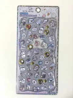 【正規品】milk drop ストーンつき ジュエルプチドロップ ボンボンシール