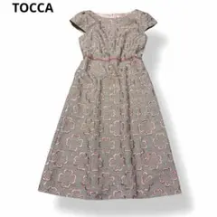 【極美品✨現行】TOCCA クローバー刺繍ワンピース 限定色 洗える トッカ