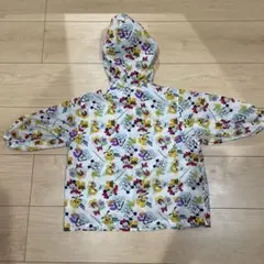 ミッキーキャラクター柄 フード付きアウター
