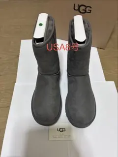 UGG ムートンブーツ グレー USA8 美品のサムネイル
