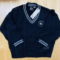 【新品紙タグ付】GU ハリーポッター Ｖネックセーター レイブンクロー 120