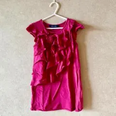 Ralph Lauren フリル付きワンピース 3T ピンク
