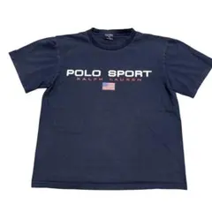 90s ポロスポーツ ラルフローレン 星条旗 ロゴ Tシャツのサムネイル
