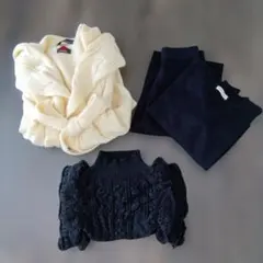 DaTuRa アイボリー カーディガン他3点まとめ売り