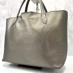 人気 ハナエモリ トートバッグ シャンペンゴールド レディース