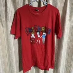 SHISHAMO キャラクター Tシャツ レッド