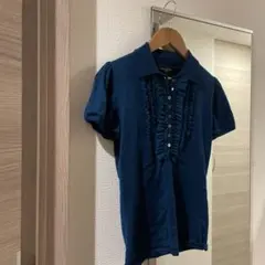 UNITED ARROWS TOKYO フリル 半袖 ニットポロシャツのサムネイル