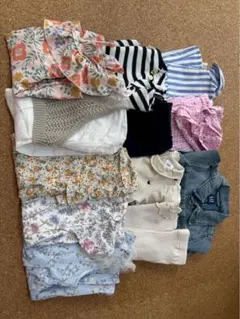 GAP petit main アプレレクールベビー服.水着80cm13点セット