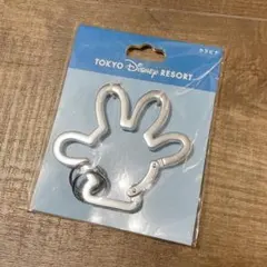 廃盤 新品未使用 ミッキーマウス ディズニー カラビナ グローブ