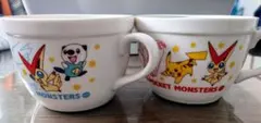 ポケットモンスター ピカチュウ他イラストマグカップ 　2個セット