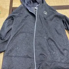 Champion グレー フルジップ パーカー