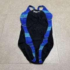 Speedo スピード　競泳水着　スポーツ用　レディース　黒　青　Lのサムネイル