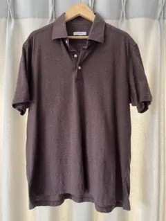 アルコディオ【極美品/定価8250円】鹿の子ジャージー ポロシャツ L 茶