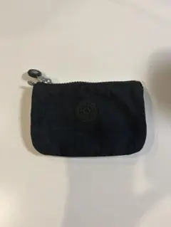 Kipling ブラック ポーチ モンキーチャーム付き