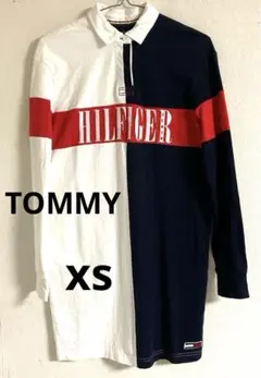 値下げ！TOMMY HlLFIGER 長袖ロゴワンピース