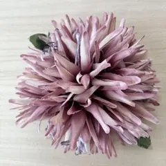 フラダンス　タヒチアン　髪飾り　ヘアクリップ　パープル系　グラデーション