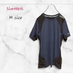 Number メッシュ 半袖Tシャツ Mサイズ ネイビー スポーツ 吸汗速乾