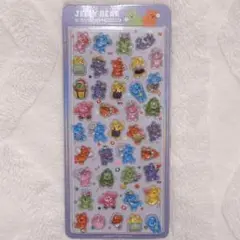 【韓国限定】JELLY BEAR ボンボンドロップシール　3Dシール
