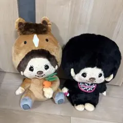 茶*ラ様 モンチッチ ぬいぐるみ 2つセット