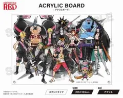 【新品未開封】マルイ限定 ONE PIECE FILM RED アクリルボード