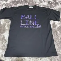 BALL LINE バスケットボール Tシャツ XL ブラック