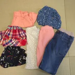 女の子✿１１０cmスカート、ボトムスまとめ売り　春、夏物